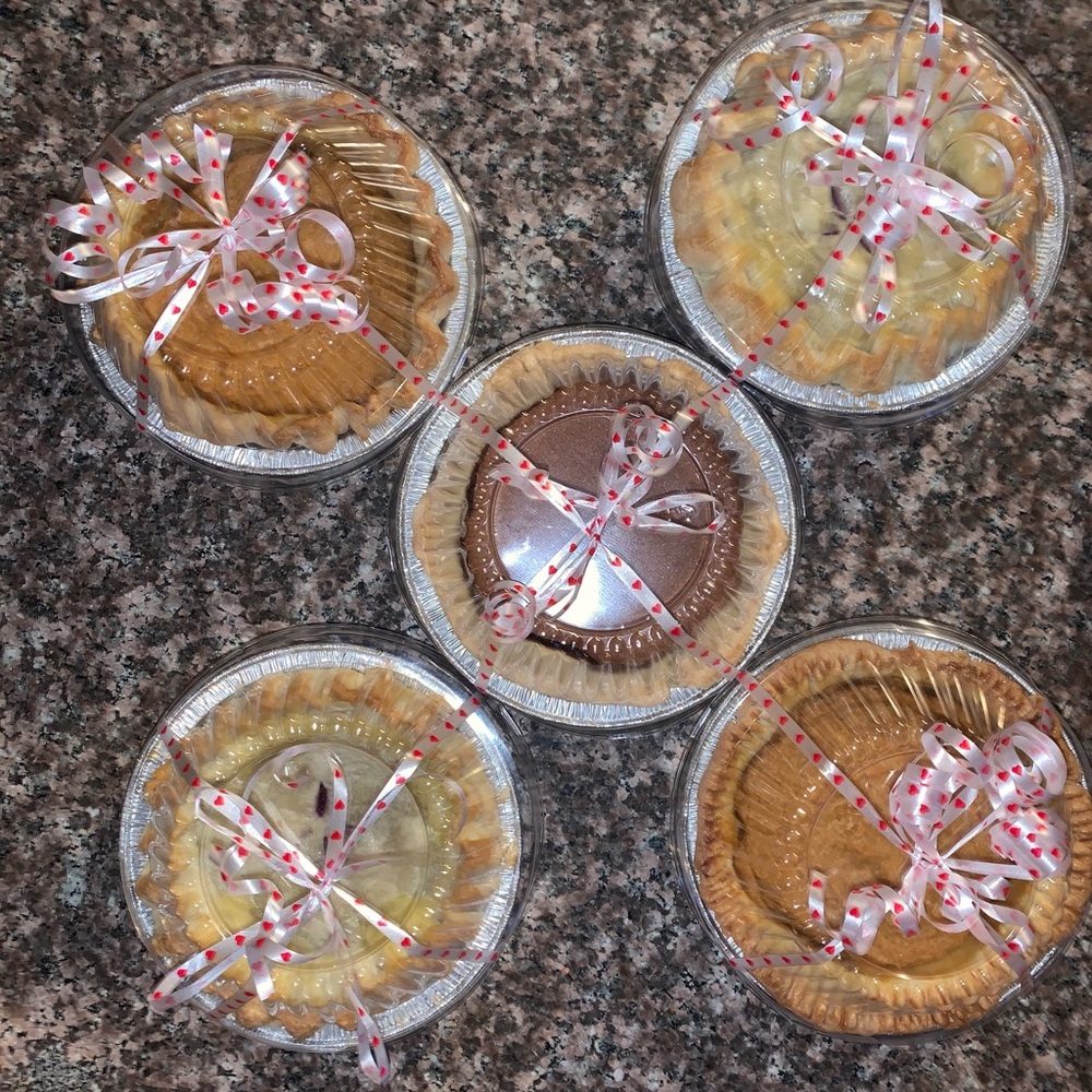 Small pies made from scratch